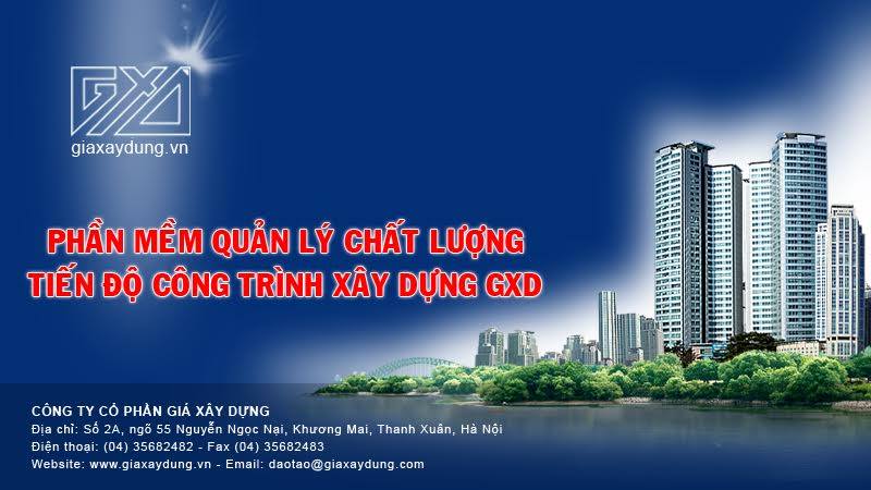 Phần mềm Quản lý chất lượng GXD